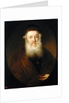 Portrait of a Rabbi, c.1709 by Andreas Scheits