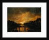 Blaze in Amsterdam by Aert van der Neer