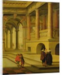 Palace Courtyard by Dirck van Delen