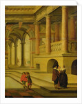 Palace Courtyard by Dirck van Delen