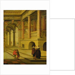 Palace Courtyard by Dirck van Delen