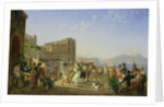Italian Dancing, Naples, 1836 by Carl Wilhelm Goetzloff