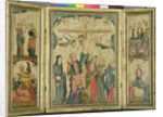 Triptych depicting the Crucifixion of Christ, c.1350 by Master of Cologne