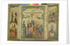 Triptych depicting the Crucifixion of Christ, c.1350 by Master of Cologne