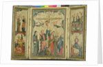 Triptych depicting the Crucifixion of Christ, c.1350 by Master of Cologne
