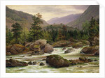 Norwegian Waterfall, 1840 by Thomas Fearnley