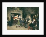Couple Dancing in a Tavern, 1874 by Friedrich von Puteani