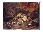 Sheep, Goats and Chickens by Johann Christian Reinhardt