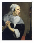 Old Woman Praying by Jacob van Oost