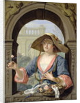 Portrait of the Mistress of the Artist M.C. Cremers by Jacques Ignatius de Roore