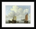 Seascape by Willem van de the Younger Velde
