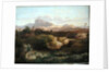 Roman Landscape by Heinrich Dreber