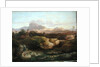 Roman Landscape by Heinrich Dreber