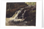 Waterfall by Christian Friedrich Gille