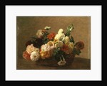 Flower Still Life by Ignace Henri Jean Fantin-Latour