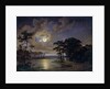 Holstein Sea - Moonlight, 1847 by Johann Georg Haeselich