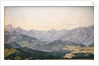 Mountain Valley in Oberbayern, 1829 by Hermann Kauffmann