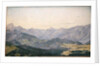 Mountain Valley in Oberbayern, 1829 by Hermann Kauffmann