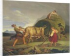 Harvesting the Hay Before the Storm, 1844 by Rudolph Friedrich Wasmann