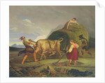 Harvesting the Hay Before the Storm, 1844 by Rudolph Friedrich Wasmann