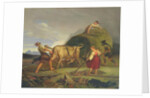 Harvesting the Hay Before the Storm, 1844 by Rudolph Friedrich Wasmann