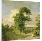 Gut Neverstaven, near Oldesloe, 1859 by Otto Speckter