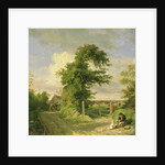 Gut Neverstaven, near Oldesloe, 1859 by Otto Speckter