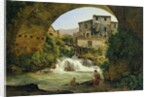 Under the arch of a bridge in Italy, 1822 by Joseph Rebell