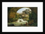 Under the arch of a bridge in Italy, 1822 by Joseph Rebell