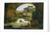 Under the arch of a bridge in Italy, 1822 by Joseph Rebell