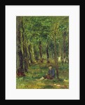 Young Farmer sitting in the Forest, 1878 by Thomas Ludwig Herbst