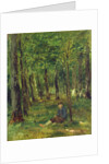Young Farmer sitting in the Forest, 1878 by Thomas Ludwig Herbst