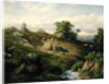 Valley Slope with Rock Fall, 1861 by Adolf Mosengel