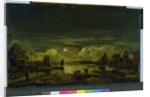 Moonlit Landscape by Aert van der Neer