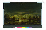 Moonlit Landscape by Aert van der Neer