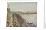 Binnenalster and Neuer Junfernstieg in Hamburg by Laurits Regner Tuxen