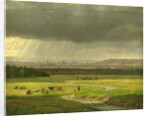 Landscape with Dresden in the Distance, 1830 by Heinrich Stuhlmann