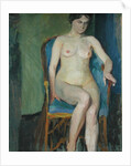 Seated Nude by Franz Nolken