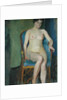 Seated Nude by Franz Nolken