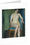 Seated Nude by Franz Nolken