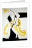 Dancer with a Yellow Shawl by Ernst Ludwig Kirchner