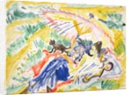 Sunbathing, 1919 by Ernst Ludwig Kirchner