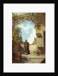 Old Man on the Terrace by Carl Spitzweg