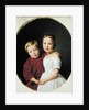 Portrait of Two Children, 1844 by Ferdinand Georg Waldmuller