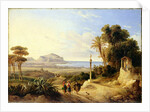 View of Palermo, 1840 by Consalvo Carelli