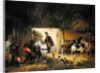 A Rider watering his Horse in a Stable, 1840 by Joseph Moerenhout
