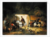 A Rider watering his Horse in a Stable, 1840 by Joseph Moerenhout