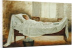 Deathbed, 1886 by Carl Ludwig Jessen
