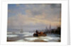 Ship in Ice, 1854 by Egidius Linnig