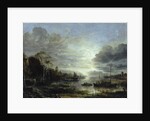 Landscape in Moonlight by Aert van der Neer